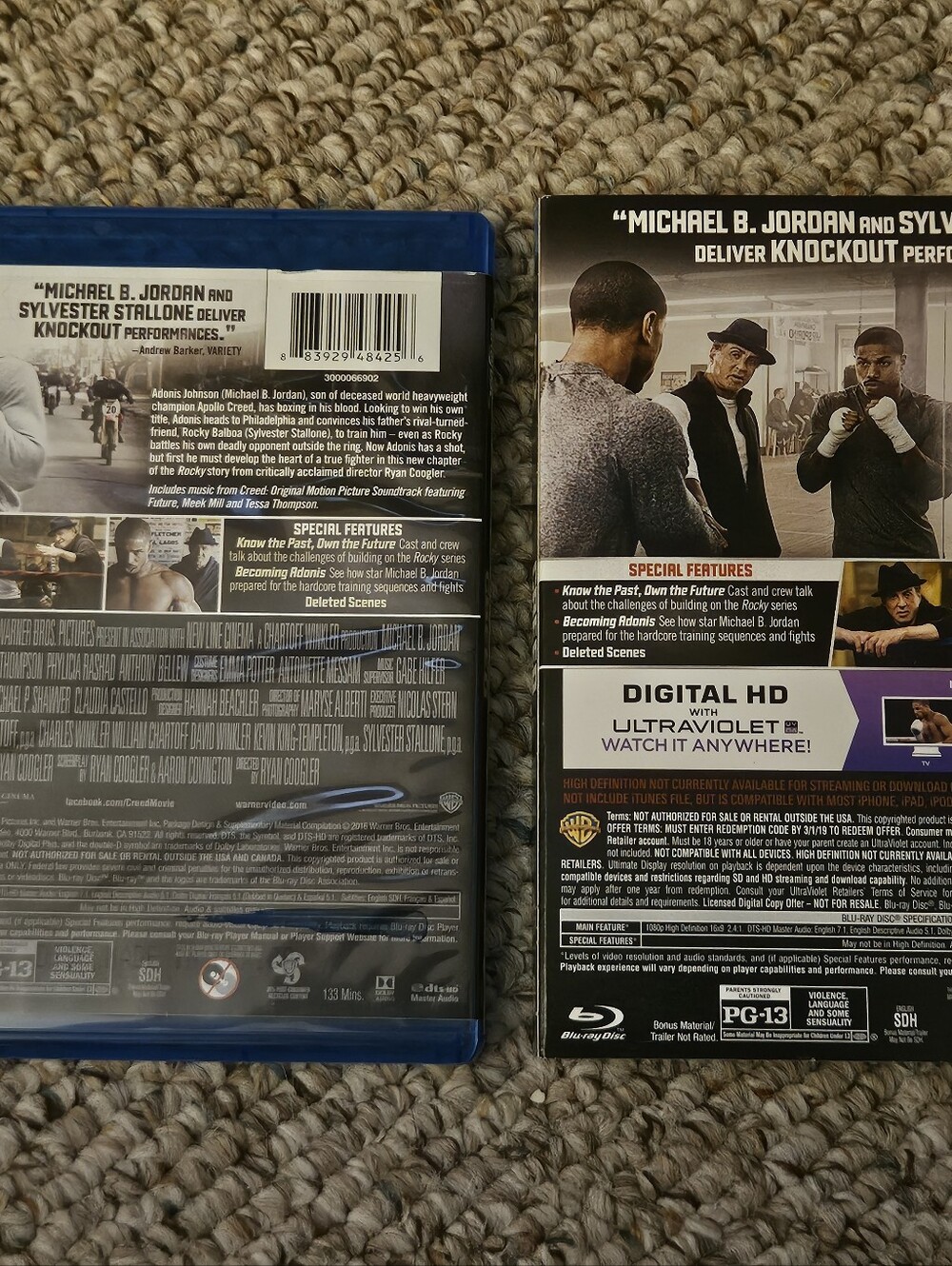 Creed Blu Ray DVD - Picture 7 of 7